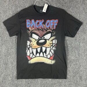 Looney Toons Vintage Taz T-shirt Back‎ Off Black Size Medium